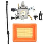 Carburetor Air Filter Fuel Pipe Set for STIHL FS400 FS450 FS480 Lawn Mower String Trimmer Replacement Parts