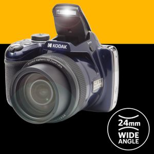 KODAK Pixpro AZ528 16MP Bridge Camera – 52x Zoom, 1080p, Midnight Blue