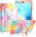 Aolcev Case for iPad 6th/5th Generation iPad 9.7 Inch Case with Kickstand Pencil Holder for Kids Girls Heavy Duty Shockproof Rugged Protective Case Cover for iPad 9.7 2017/2018 iPad Air 2/iPad Pro 9.7