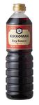 Kikkoman Naturally Brewed Soy Sauce - 1 Litre | Made in Japan, All Purpose Seasoning - 4 ingredients- Soy Beans, Salt, Water, Wheat | Vegetarian, No Added Colour or Preservatives