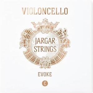 Jargar Evoke Cello C | Tungsten/Nickel on Steel Core Cello String for Professionals and Aspiring Cellists | Brilliant, Round, and Focused Sound with Elegant Timbre | Made In Denmark | C-String