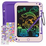 TEKFUN Kids Toys for 3 4 5 6 Years Old Boys Girls Gifts, 8.5 Inch LCD Writing Tablet Kids Drawing Board, Educational Travel Toys Boy Girl Birthday Age 3-8 (Purple)