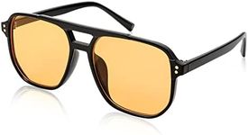 FEISEDY Retro Square Aviator Sungla