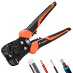 Wire Stripper, Preciva Automatic Cable Stripper and Cutter Tool Electrical for 0.2-6mm² Cable, Self Adjustable Wire Stripper Plier Cable Cutter Machine, Wire Crimping Tool, Electrican Tool