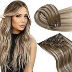 LaaVoo Hair Extensions Clip ins Lig