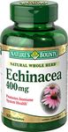 Nature's Bounty Natural Whole Herb Echinacea 400mg, 100 Capsules (Pack of 2)