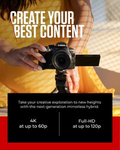 Canon EOS R10 Mirrorless Camera – Compact APS-C Digital Camera