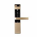 Yale YDM 7116 Smart Door Lock with Biometric, Pin, RF Card, Bluetooth, Mechanical Keys & App Enabled Access, WiFi Optional, Color- Gold