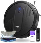MONSGA Robot Vacuum with Mop, 3 in 1 Vacuum and Mop Robotic Vacuum with Auto Boost, 140mins Runtime, 3000Pa Powerful Suction, 3.2 inch Thin Robot Hoover, APP/Remote/Voice Control, for Hard Floors