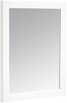 Amazon Basics Rectangular Wall Mount Mirror 41 x 51 Cms, Standard Trim, White