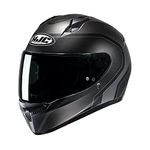 HJC C10 Elie Motorcycle Motorbike Crash Adult Unisex Bike Rider Full Face Helmet ECE 22.06 Approved, Pinlock Ready Visor (Black,M)