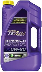 Royal Purple ROY51020 API-Licensed SAE 0W-20 High Performance Synthetic Motor Oil - 5 qt.