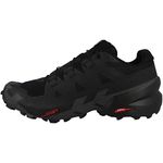 Salomon Men's Speedcross 6 Trail Running Shoe, Black/Black/Phantom, 11.5