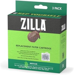 Zilla Replacement Filter Cartridges Medium, 3 Count ( Pack of 1)