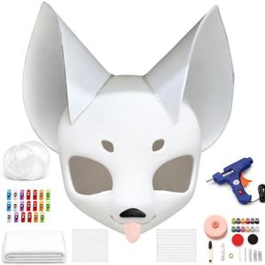 ABEMOON Fursuit Head Base Kit, 9.8 in 3D Printed Furry Mask Base
