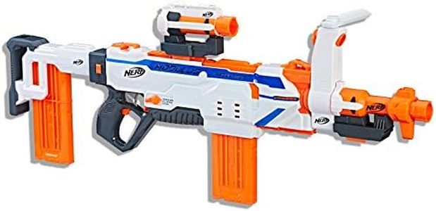 NERF Modulus - Regulator Blaster inc Short & Long Scope, Storage Stock & 24 Darts - Kids Toys & Outdoor games - Ages 8+