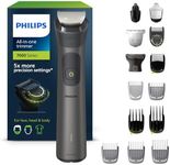 Philips Series 7000 All-in-one Trimmer, 15-in-1 Multigroom for face, Head and Body, One Tool - Ultimate Precision, 26 Length Settings (0.5-20 mm) (Model MG7950/15)