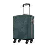 Safari Pentagon 55cm Small Cabin Trolley Bag Hard Case Polypropylene 4 Wheels 360 Degree Wheeling System Luggage, Travel Bag, Suitcase for Travel, Trolley Bags for Travel, Dusk Green