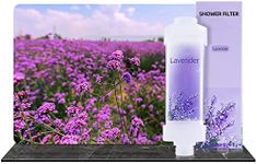 Vitamin C Shower Filter, Filters Contaminants, Neutralize Chlorine, Remove Heavy Metals, Easy Installation, Filtered Shower Water for Healthier Skin & Hair, Gifts for Wives and Girlfriends (Lavender)