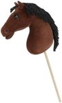 LeMieux Hobby Horse Chancer - Racing Bay Thoroughbred - Realistic Head - Perfect For Kids