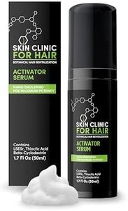 Botanical Hair Loss Foaming Serum for Thicker, Fuller Hair - Safe & Natural Formula with Saw Palmetto - Clinically-Proven for Men & Women to Improve Hair Density - By Skin Clinic for Hair - USA Made