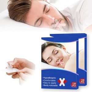 Mouth Tape for Sleeping 240 Pcs,DrugFree Snore Strips, Nasal Strips for snoring, Nose Strips for Sleeping, Snoring Solution for Men and Women- 240 PCS