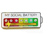 Social Battery Pin 2.0-2023 NEW fun
