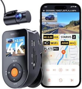 Vantrue New S1 PRO MAX 4K+2.5K Dash Cam Front and Rear, ADAS/BSD, 2 Channel HDR Dashcam, Dual STARVIS 2 Dash Camera, PlatePix Night Vision, WiFi & GPS, Voice Control, 24/7 Parking Mode, 1TB Max(RC18)