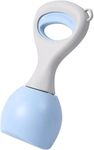 PRAGAT VIEW Puppies Portable Pet Pooper Scooper for Animal Waste Cleaner, Sanitary Dog Waste Pick Up Dispense Suitable for Any Dogs Cleaning Pickup Clip Poop Scoop for Dog and Cat (Scooper_Blue)