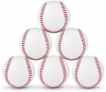 HolyElks Baseball Ball,Official Game Baseballs for Youth Baseball Players Training,Official Size and Weight Baseabll (6, Hardball)