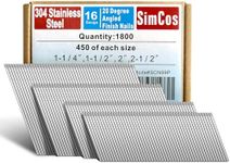 SimCos 16 Gauge Angled Finish Nails