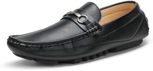 Bruno Marc Men's Black Driving Moccasins Penny Loafers Slip on Loafer Shoes Size 9.5 BM-Pepe-3