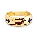 Zodiac Power Capricorn Alloy Ring - Gold Plated (11)