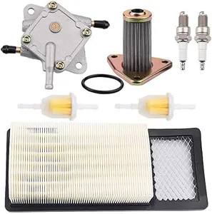 Tvent 72368G01 Air Filter 26591G01 Oil Filter 72021-G01 Fuel Pump Replacement for EZGO TXT Medalist 4 Cycle 295cc 350cc Golf Cart with 72084-G01 Fuel Filter Spark Plug