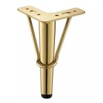 Zohra Hardware Pack of 4 Pcs Pin Cone Shaped Metal Furniture Leg 15cm (6 inches) Cabinet Legs, Coffee Table Leg Support Legs, Bedside Cabinet Legs, TV Cabinet, Sofa Legs
