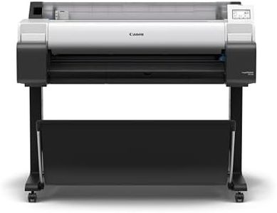 Canon imagePROGRAF TM-340 36" - Large Format 5 Color Poster & Plotter Printer with Media Detection, Color Calibration, Printer Stand/Catch Basket, 300 ml of Ink, and 2-Year Warranty