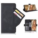 SHIEID Wallet Case for ZTE nubia Z60 Ultra Case, Flip Case for ZTE nubia Z60 Ultra Retro Style Wallet Magnetic Cover, Case Wallet PU Leather Phone Cover for ZTE nubia Z60 Ultra, Black