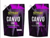 Streax Professional Canvoline Straightening Intense & Neutralizing (2 Items in the set)