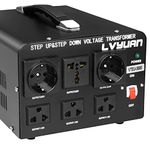 Yinleader 3000W Voltage Converter Transformer(110V to 220V, 220V to 110V) Step Up/Down Converter 110/120 Volt - 220/240 Volt w/US Standard Power Cord