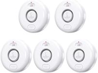 fansitc Water Leak Detectors 5 Pack, 120dB Loud Water Leak Sensor, Fansitc Wireless Water Leakage Alarm, IP66 Waterproof Water Alarm Sensor Device for Home Bathroom, Sink, Laundry, Window, Floods