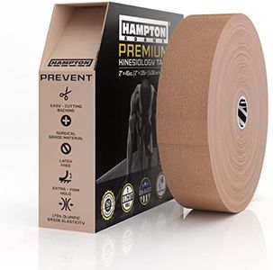Hampton Adams Kinesiology Tape, Uncut Roll, Waterproof Muscle Support