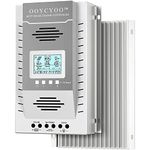 OOYCYOO MPPT 100A Solar Charge Controller, 100A 12V/24V, LCD Display, Works for Sealed, Gel, Flooded and Lithium Batteries, Temperature Sensor Included