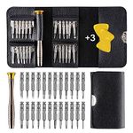 EasyULT 28 in 1 Precision Screwdriver Set, Mini Screwdriver Set, Watch Repair, Eyeglasses Repair Kit, Professional Repair Tools Kit with Portable, for PC, Tablet, Smartphone, Watch etc.