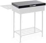 Flybold 36 Inch Blackstone Griddle Hard Cover – Aluminum Flat Top Grill Lid with Suitcase Handle – Lightweight, Weatherproof, Diamond Cut BBQ Replacement Cover for Blackstone & Member’s Mark Griddles