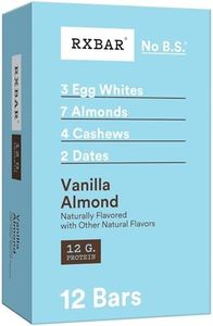 RXBAR Protein Bars, Protein Snack, Snack Bars, Vanilla Almond, 22oz Box (12 Bars)