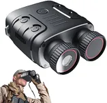 YardGo Night Vision Goggles, 1080P Digital Infrared Night Vision Binoculars for Adults Night Vision Scope with 5X Digital Zoom, 7 Level IR, Rechargeable Infrared Goggles for Camping Hunting (R18)