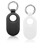 2Pack Protective Case for Galaxy SmartTag 2,Silicone Protective Case Keychain for Galaxy SmartTag 2023,samsung smart tag 2 Compatible with Dog Collar Pet Keys Backpacks