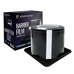 Black Barrier Film Roll 4"x6" - Protective Dental Barrier Film for Dental, Medical, Tattoo - Perforated Adhesive Barrier Tape Sheets (1 Box of 1200 Sheets) by PlastCare USA