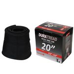 DURATREAD 20" x 3.5/4.0" Fat Tire Inner Tubes AV32mm Schrader Valve Compatible with 20" x 3.5-4.0" Fat Tire Electric Bike Bicycle Tires. Pack of One