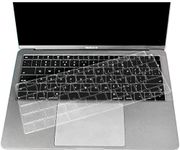 CaseBuy Premium Ultra Thin Keyboard Cover for MacBook Air 13 Inch 2019 2018 Model A1932 with Retina Display Soft-Touch TPU Keyboard Protective Skin (NOT Fit 2020-2023 Release)